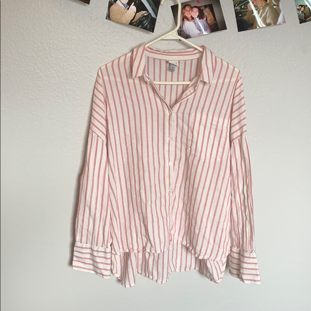 A New Day Striped Blouse